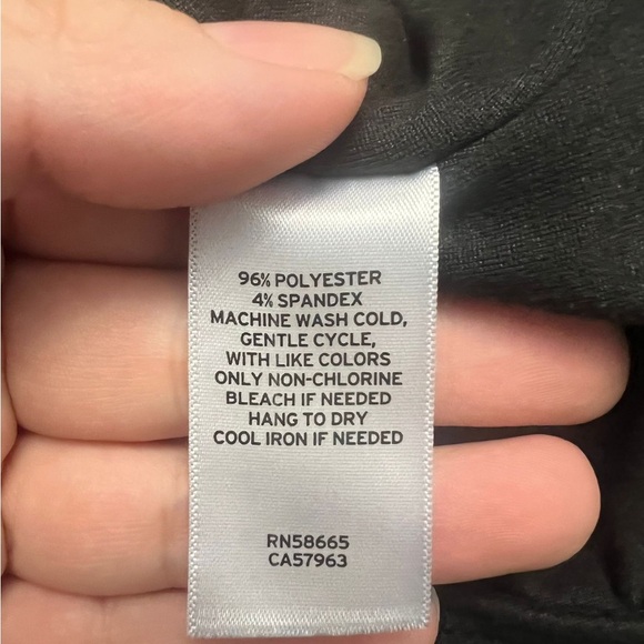 Open Edit Black Scoop Neck Bodysuit Size XS - Picture 3 of 7